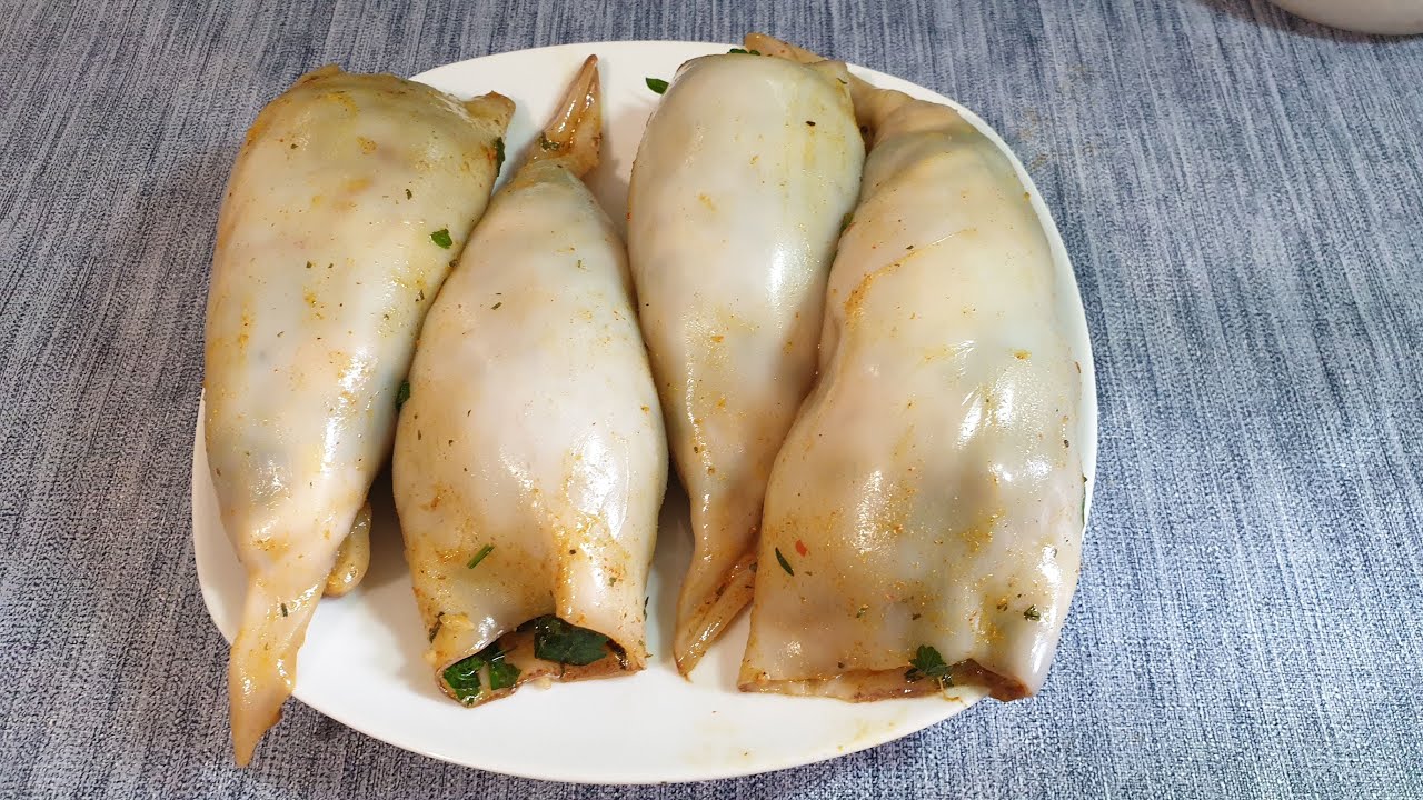 كيفية تحضير الكلمار المحشي-  calamars farcis