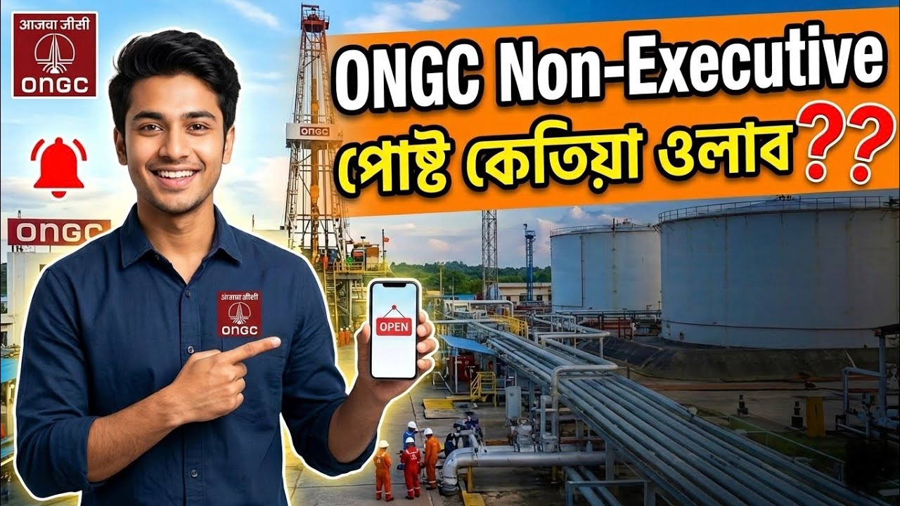 ONGC non executive vacancy in Assam || Sivasagar || Jorhat