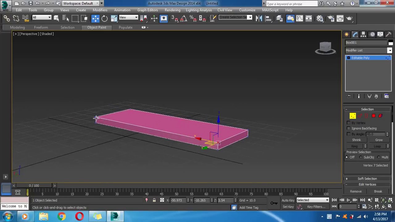 3ds Max Computer Modeling - Part 1 ( Keyboard )