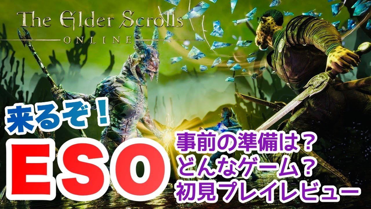 【ESO】どんなゲーム？事前の準備は？初見レビューも ESO #eso #エルダースクロールズオンライン
