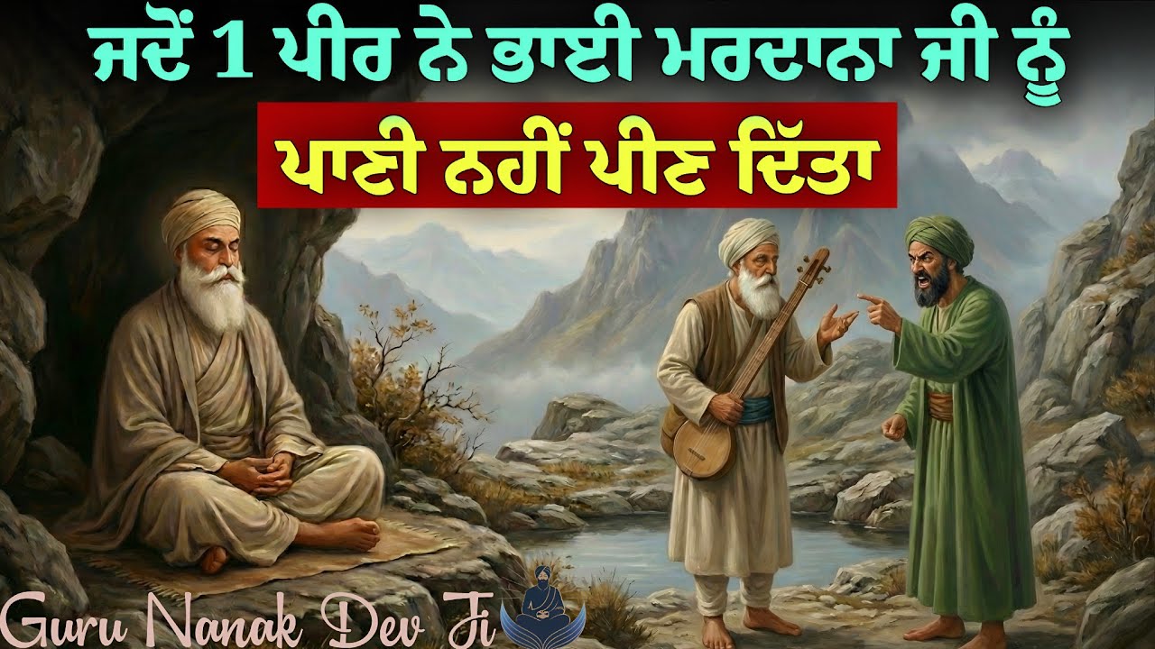ਜਦੋਂ ਇਕ ਪੀਰ ਨੇ ਭਾਈ ਮਰਦਾਨਾ ਜੀ ਨੂੰ ਪਾਣੀ ਨਹੀਂ ਪੀਣ ਦਿੱਤਾ || Guru Nanak Dev Ji Sakhi || Sach Kartar