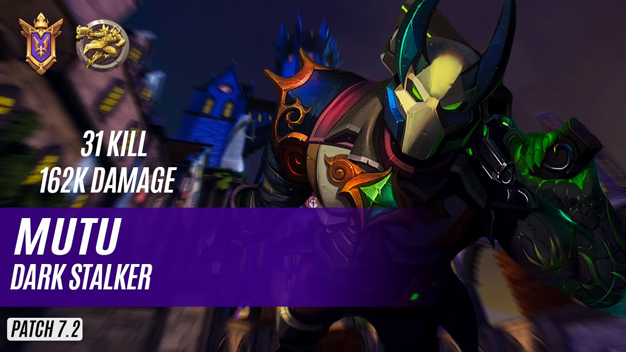 BEST ANDROXUS IN THE PLANET Mutu ANDROXUS PALADINS COMPETITIVE (PRO PLAYER) DARK STALKER