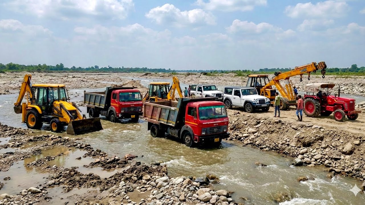 3dx Xpert Loading Mud Trolley | New Holland 3630 | John deere Tractor Mahindra crane truck video