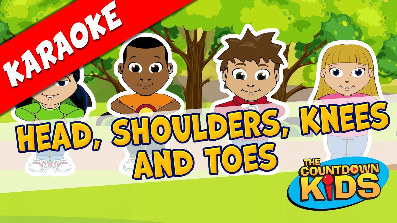 Head Shoulders Knees and Toes (KARAOKE) - The Countdown Kids | Kids Songs & Nursery Rhymes