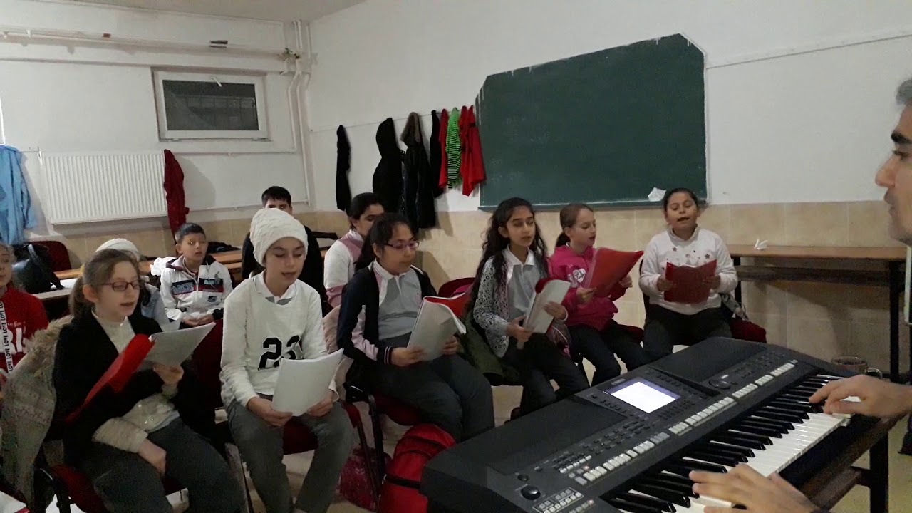 Ahmet Yavu Ortaokulu Koro çalışması🎵🎼Magusa Limanı🎹🎵🎤
