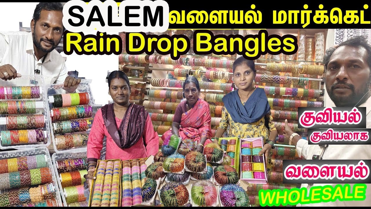 கலெக்ஷன் கண்ணை கூசும் கலர் கலரானRaindrop bangles விலையை விலையைக் கேட்டா மயக்கம் ஆயிடுவீங்க