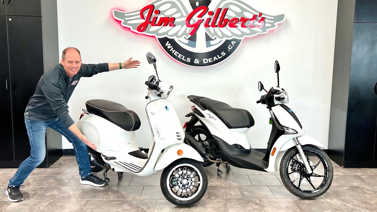 Скутеры объемом 150 куб. см — вот что нужно выбирать! — Полное сравнение Vespa Sprint 150 и Piagg...