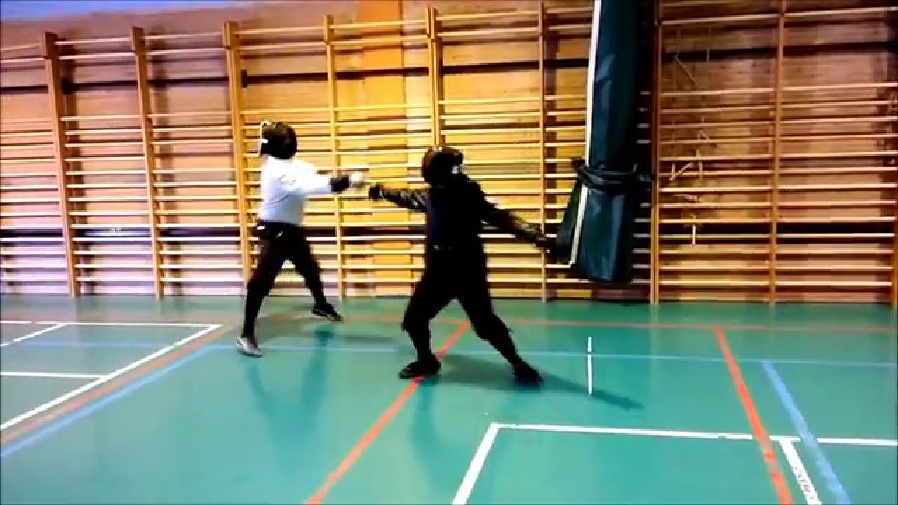 Asalto espada ropera. Oscar Torres (Maestro de la AEEA) vs Jaime Buesa (Alumno de la AEEA)