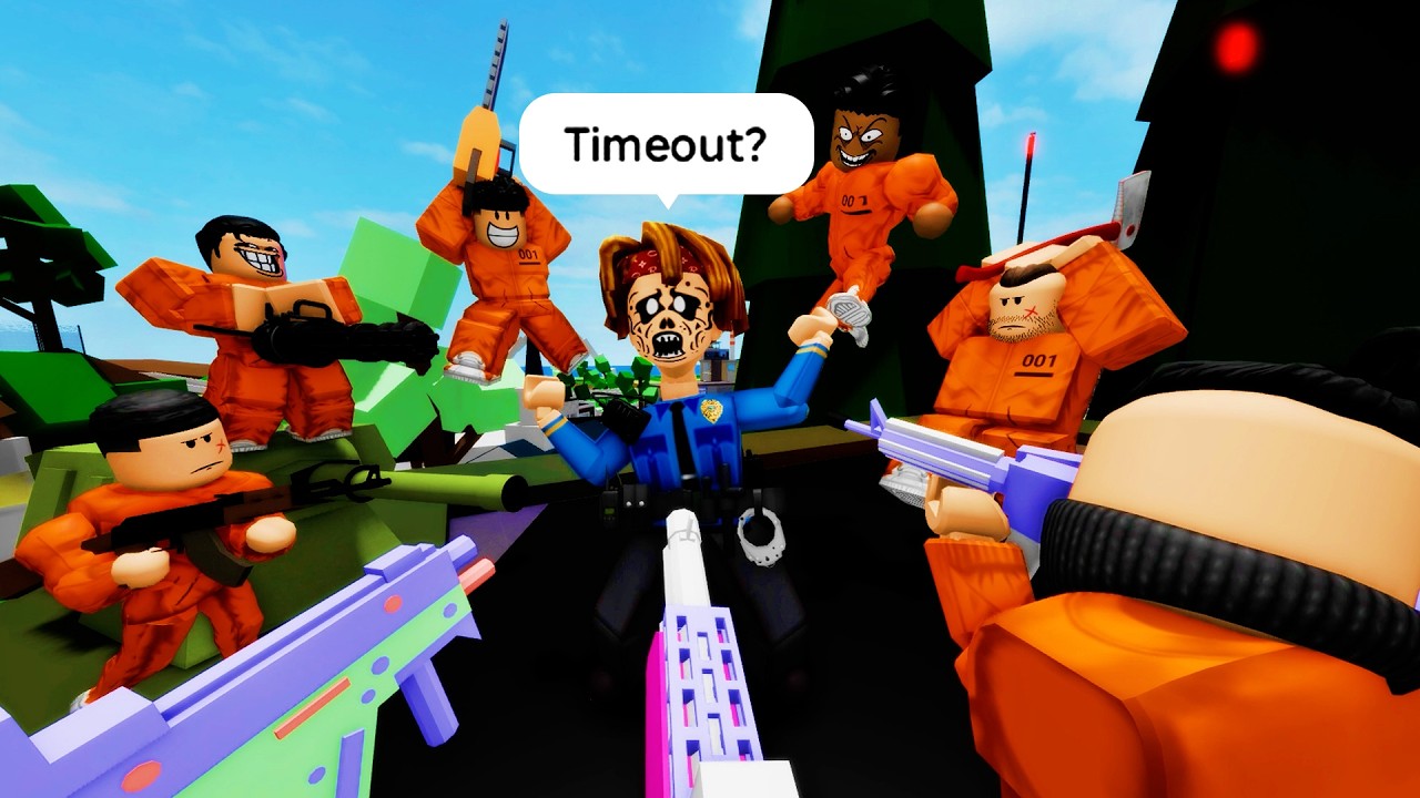 ROBLOX Brookhaven 🏡RP - FUNNY MOMENTS (ROBBER SQUAD)