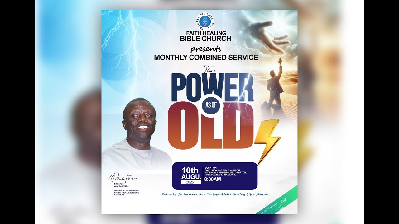 MONTHLY COMBINED SERVICE || AUGUST  2025 EDITION || PASTOR FRANCIS A.M MAMBU ||