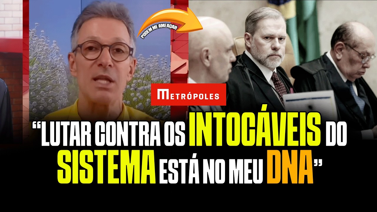 SE FOR PRA FICAR CALADO, NÃO TENHO PORQUE ESTAR NA POLÍTICA | Romeu Zema no Metrópoles
