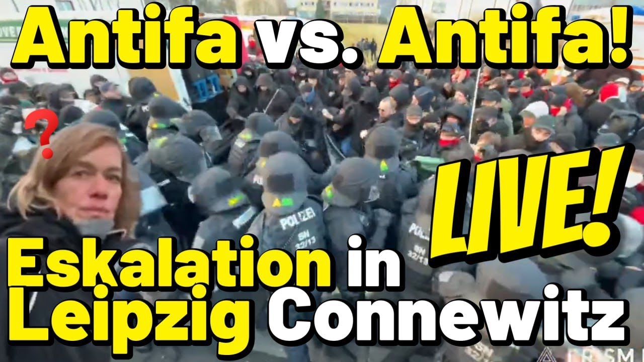 LIVE ❗ Antifa vs Antifa Leipzig 🔥 Demo gegen Antideutsche & Jule Nagel Linke Eskaliert Connewitz?