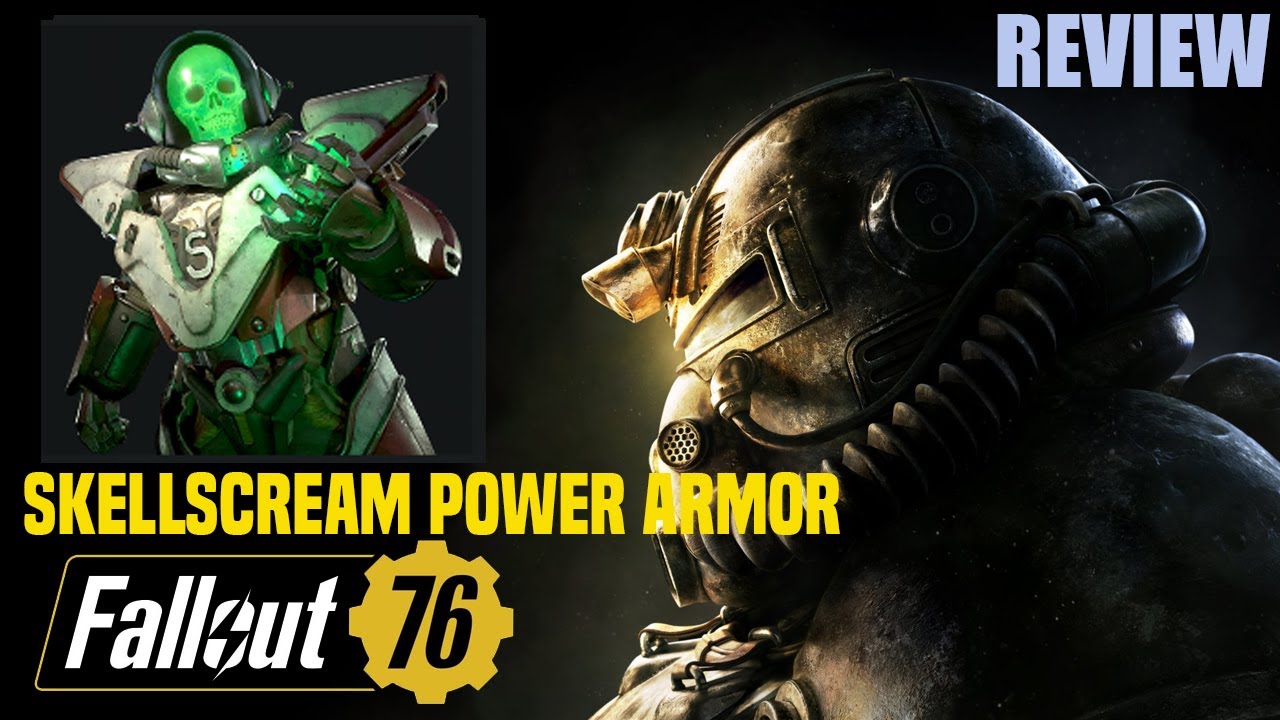 Fallout 76 - Skellscream Power Armor Skin Review [Unlockable for free]