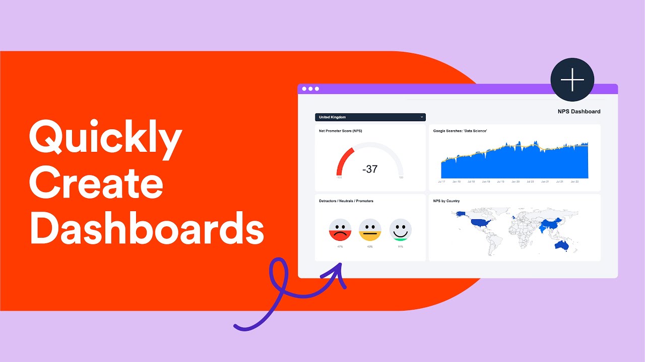 Quickly and easily create a dashboard