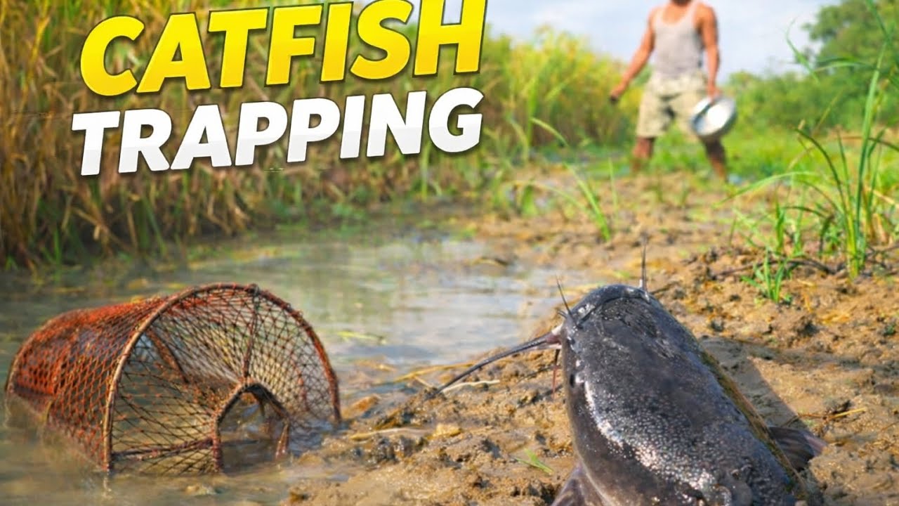 Amazing Catfish Catch with Chating Hand | Village Fishing Adventure ##Fishing#Catfish # Fishing #