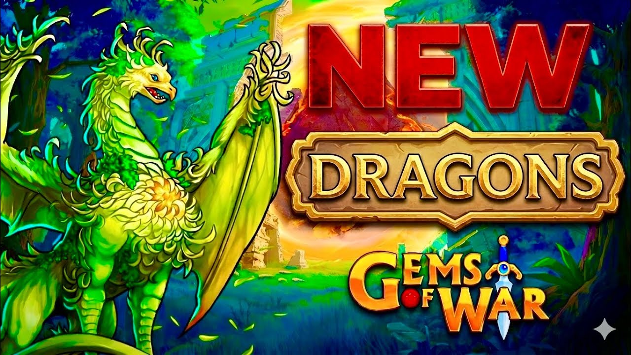 EXCLUSIVE SPOILERS ON GEMS OF WAR NEW DRAGONITE DRAGONS 