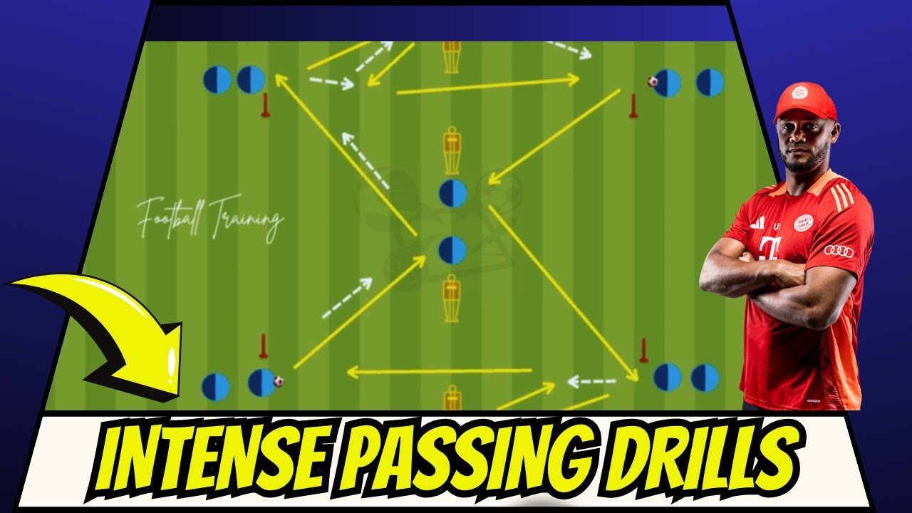 Intense Passing Drills Used by FC Bayern Munich Players!