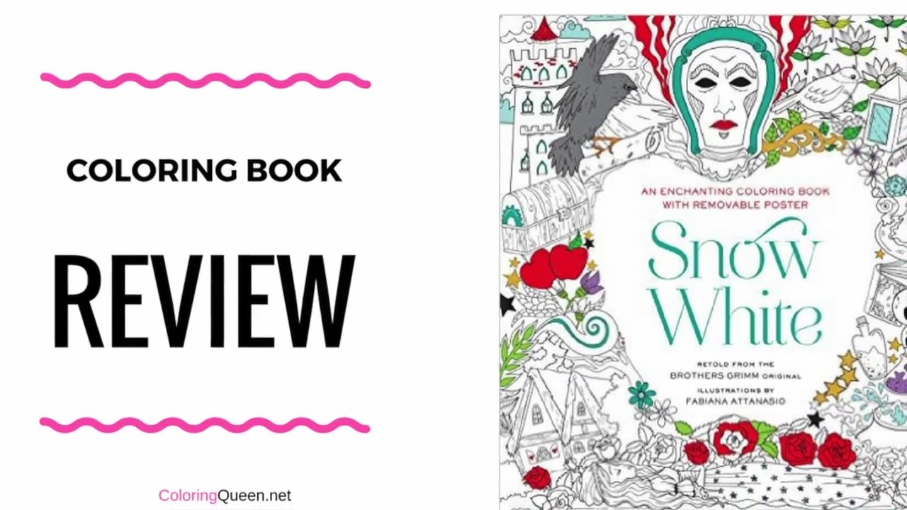 Snow White Coloring Book Review - Fabiana Attansio