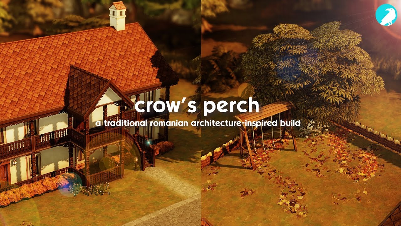 building a romanian inspired house in ravenwood | the sims 4