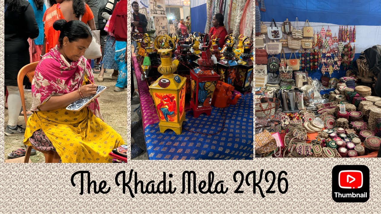 A Creative Tour 🌼❤️|| The Kolkata’s Khadi Mela 2026❤️