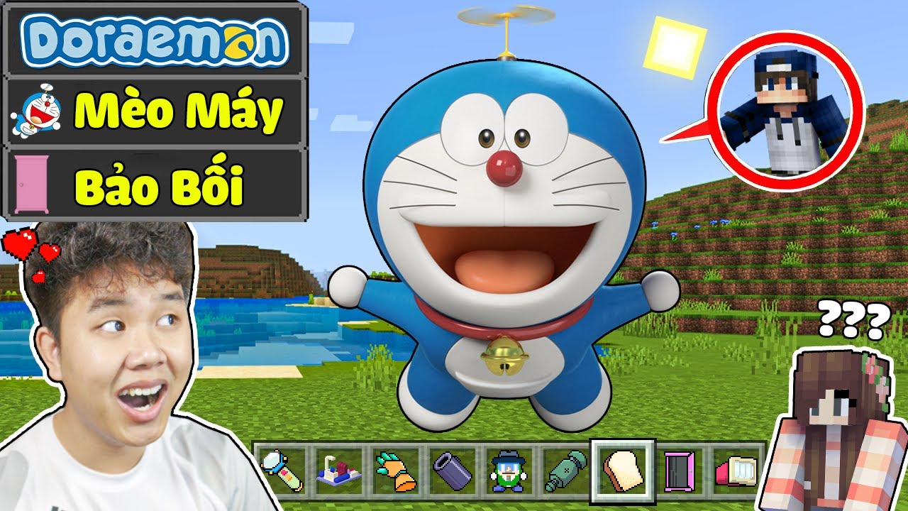 Minecraft, Nhưng bqThanh Là DOREAMON Troll Ốc Với Nhiều Bảo Bối Thần Kỳ...
