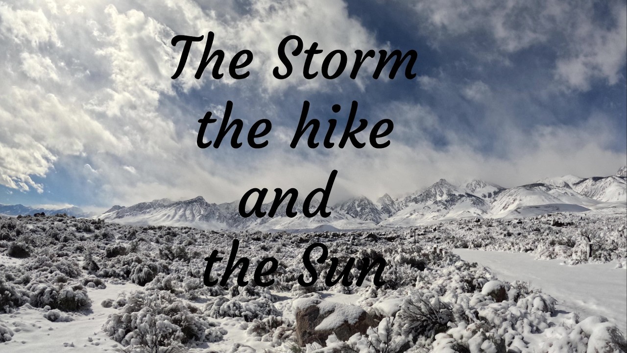 Hiking during the storm then comes the sun. #hiking #camping #adventure #mountains #sun