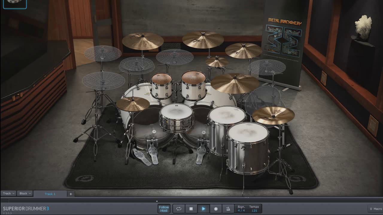 Machine Head - Imperium only drums midi backing track