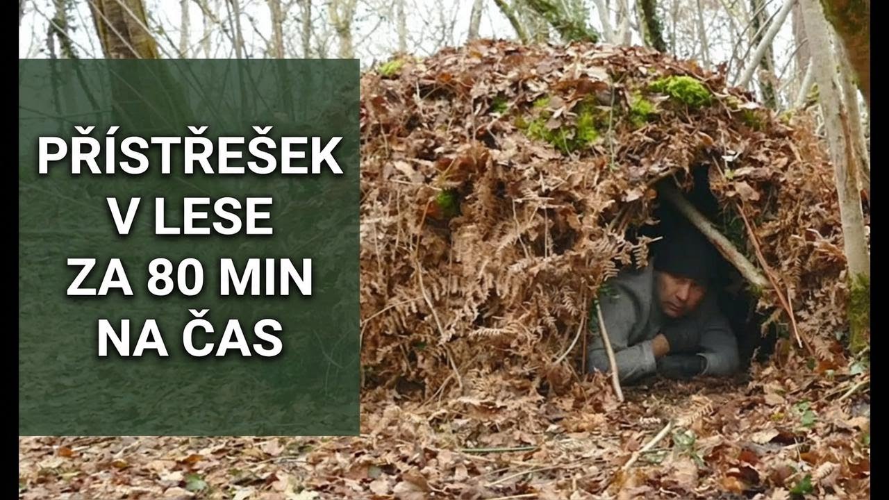 Jak postavit přístřešek na přežití bez vybavení i nářadí za 80 minut