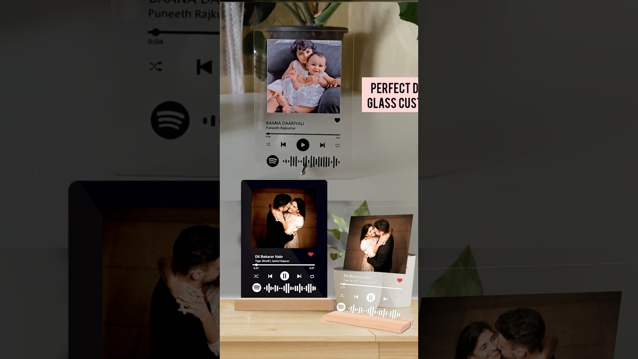 Make every moment special with Giftplease&rsquo;s customized Spotify photo frame!