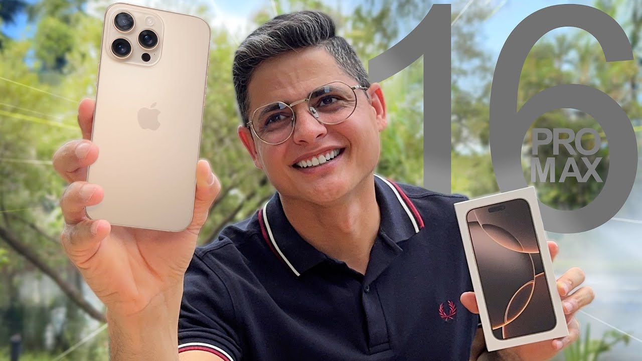 Novo iPhone 16 Pro Max com 1TB de ARMAZENAMENTO! Unboxing e Impressões
