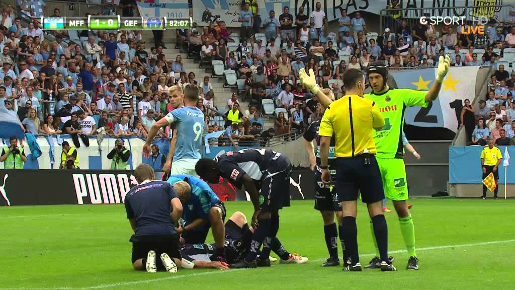 H&auml;r sl&aring;s Gefle-backen blodig av Rosenberg - TV4 Sport