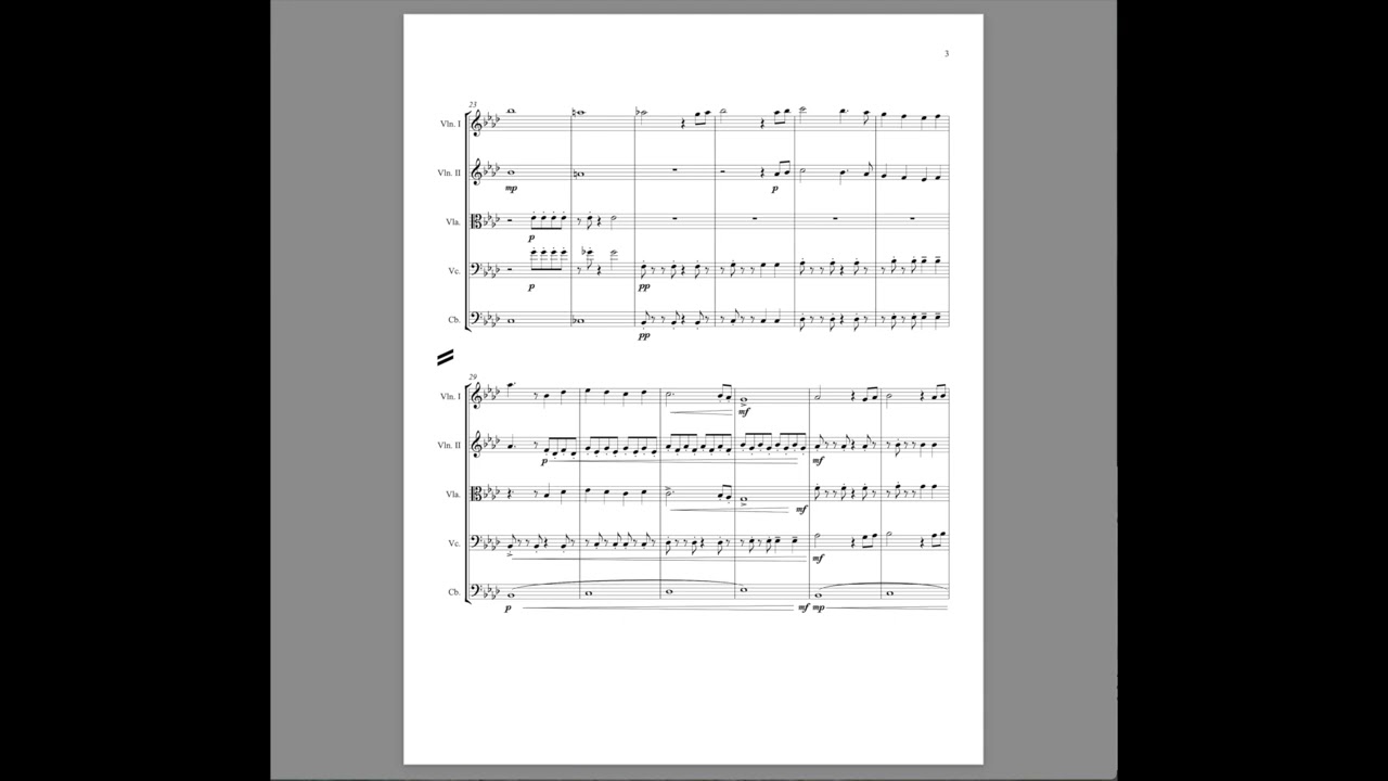 Classical Contemporary Composition|String Quintet|Chaz O.