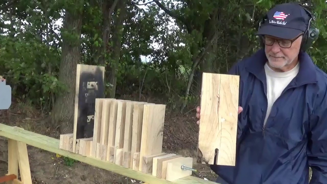 22 RL 22 Mag 380 and 9mm Penetration Eval on ASH