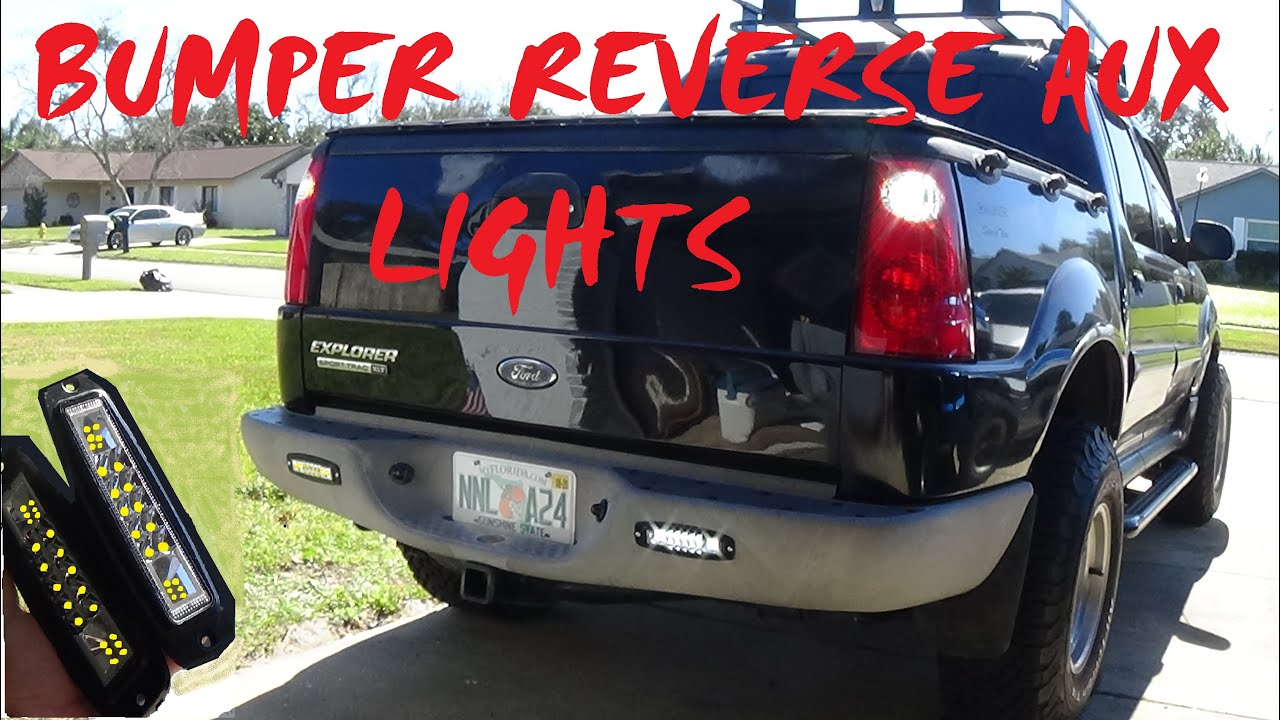 FORD EXPLORER SPORT TRAC AUXILIARY LED BUMPER REVERSE LIGHTS (SUPER BRIGHT)