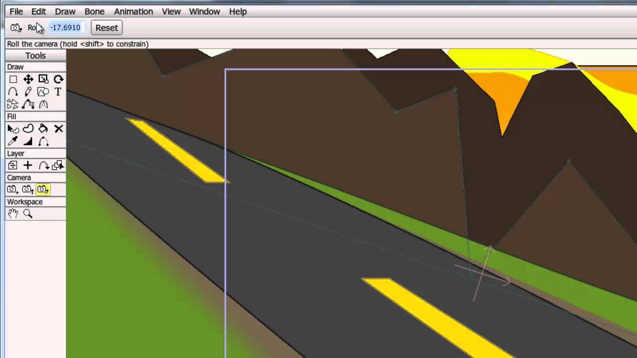 Anime Studio 11 - Debut - Basic Camera Tools - Tutorial