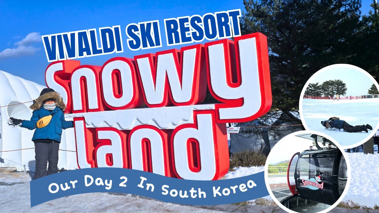 We Found the Best Family Vacation Spot in South Korea | Snowyland, Vivaldi Park Fun With Kids