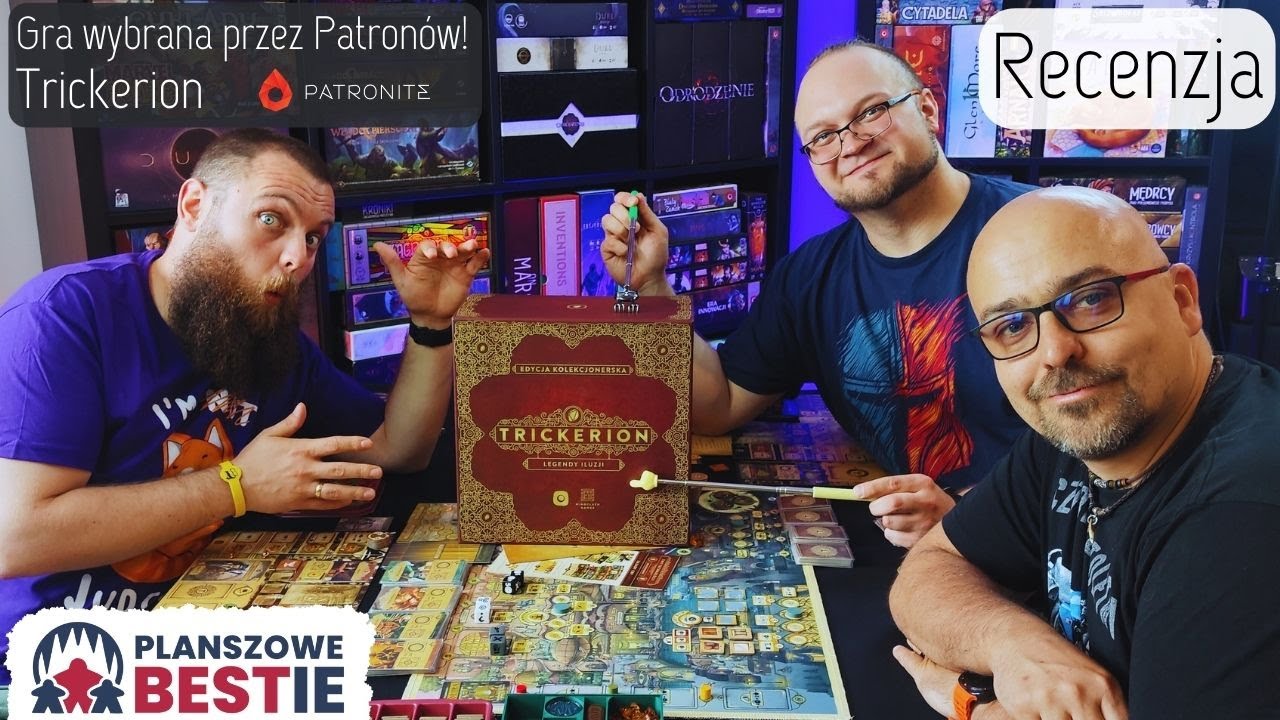 Trickerion - Recenzja -  Planszowe Bestie #570 - 20.07.2025