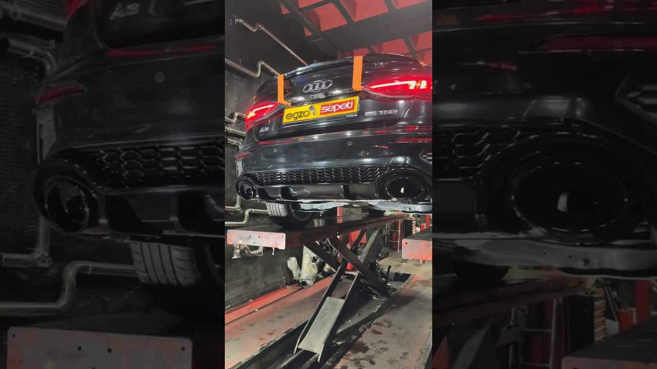 AUDİ A3 1.5 KUMANDALI PERFORMANS EGZOZ SEPETİ KİTİ VE RS3 DİFÜZÖR 🔥 #audia3 #audia3sline #audirs3