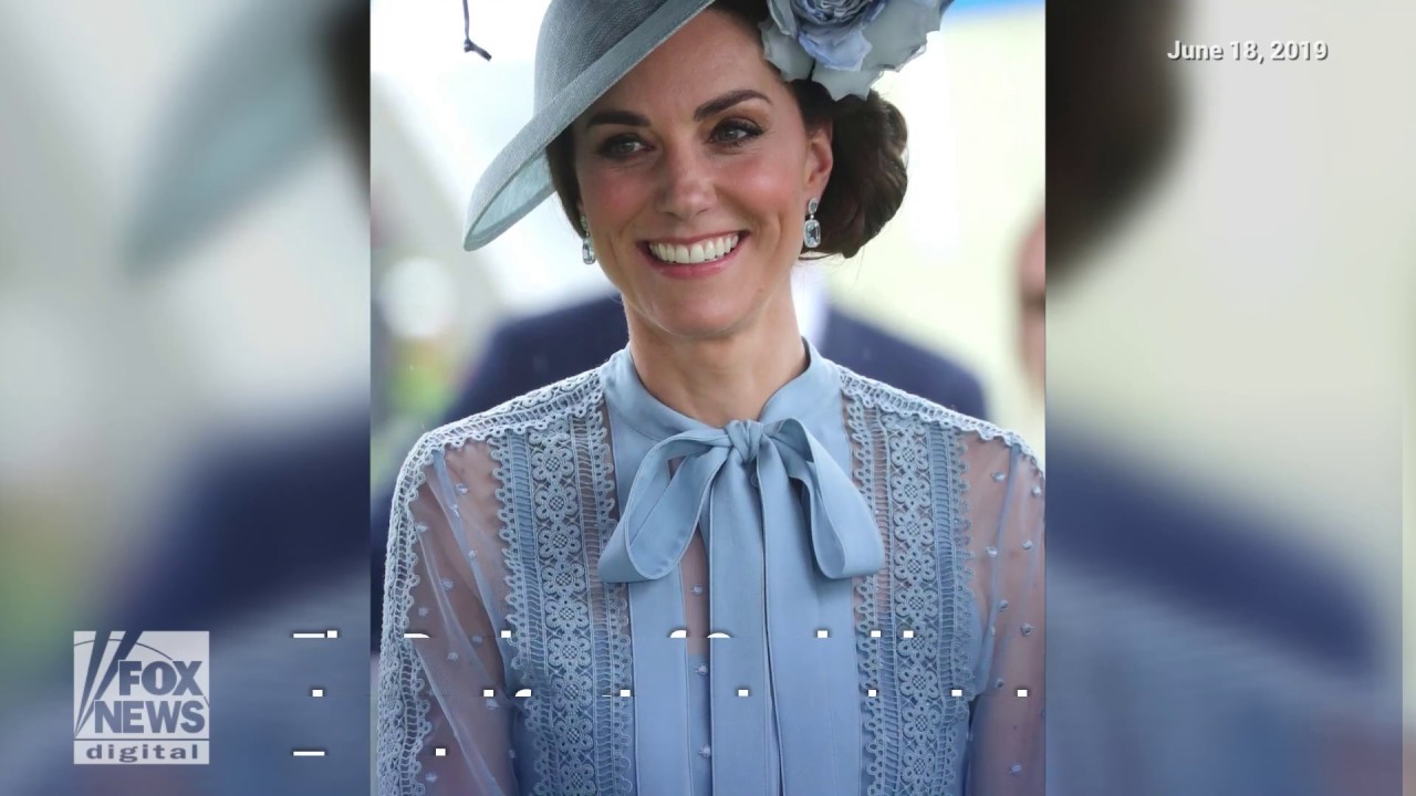Kate Middleton dazzles in sheer blue dress at Royal Ascot