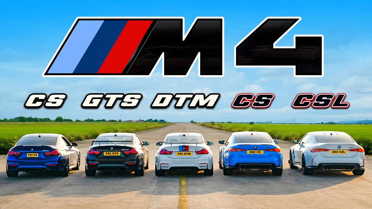 Wyścig wszystkich wersji BMW M4!