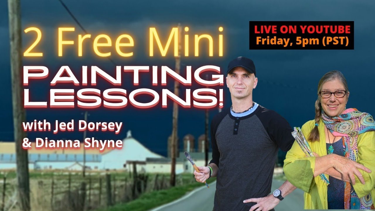 Friday Night Live MINI Painting Party! With Jed Dorsey and Dianna Shyne