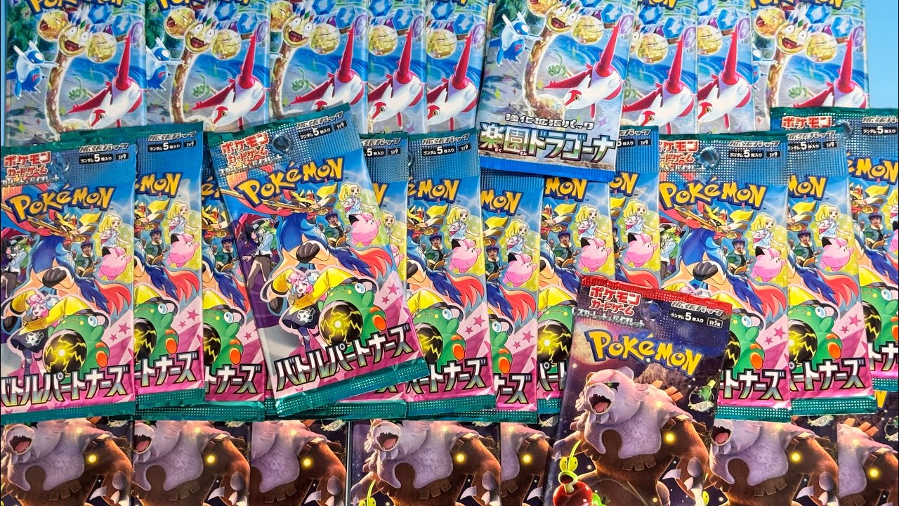 ポケモン　カードゲーム　バトルパートナーズ　クリムゾンヘイズ　楽園ドラゴーナ