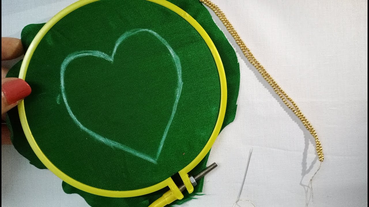 Fabric Latkan making / Aari work Latkan using Normal Needle // Latkan/Tassel making at Home / MCBMcb