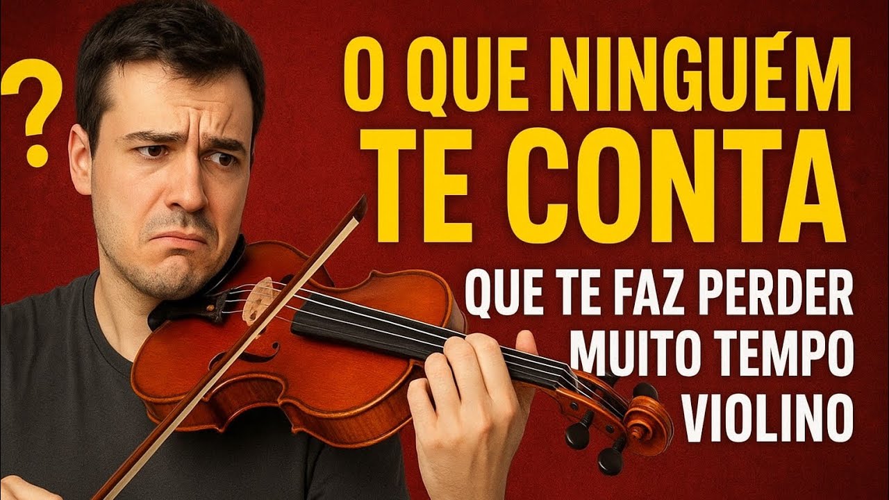 O que ninguém te conta sobre violino... Isso te faz perder muito tempo no violino 🎻