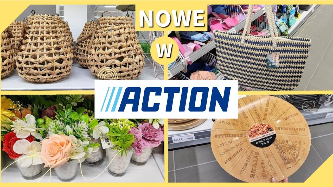 NOWOŚCI w ACTION‼️ WIOSENNE DEKORACJE 🌿 DOM OGRÓD  🌿WIOSNA i LATO🌞  Przegląd półek 2024