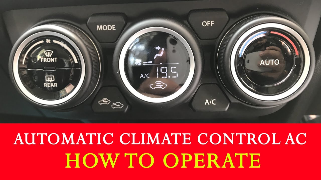MARUTI SUZUKI SWIFT AUTOMATIC CLIMATE CONTROL AC FEATURES  #automatic ac #findithere