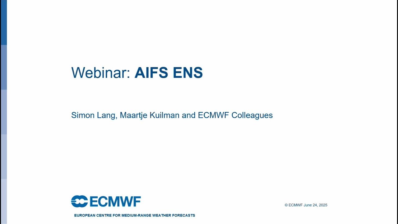 Introduction to AIFS ENS v1