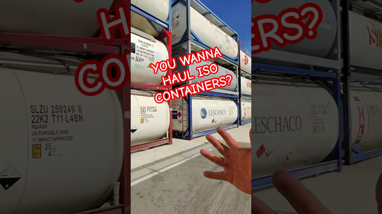 YOU WANNA HAUL ISO CONTAINERS?#atruckerslife #isocontainer #trucking