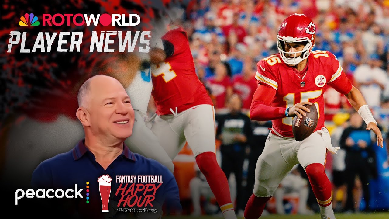 Chiefs&rsquo; Patrick Mahomes once again bona fide fantasy star | Fantasy Football Happy Hour | NFL on NBC