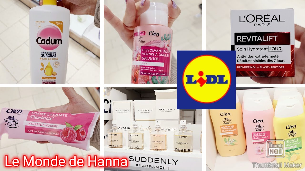 LIDL FRANCE ARRIVAGE 04-09 COSMÉTIQUES BEAUTÉ 